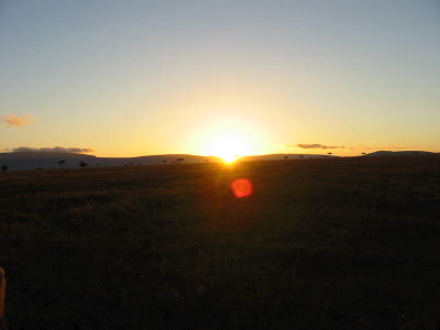 Sonnenaufgang in der Masai Mara, ein Erlebniss der besonderen Art !